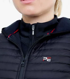 Premier Equine Lamera Ladies Hybrid Technical Riding Gilet Black -Lemieux Shop Lamera Ladies Hybrid Technical Riding Gilet Black 3