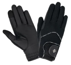 LeMieux 3D Mesh Riding Gloves Black