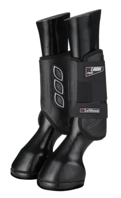 LeMieux Carbon Air XC Front Boots Black