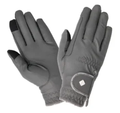 LeMieux Classic Riding Gloves Grey