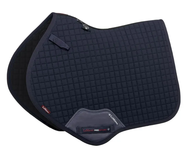 LeMieux Cotton Close Contact Square Navy 1 LeMieux Cotton Close Contact Square Navy