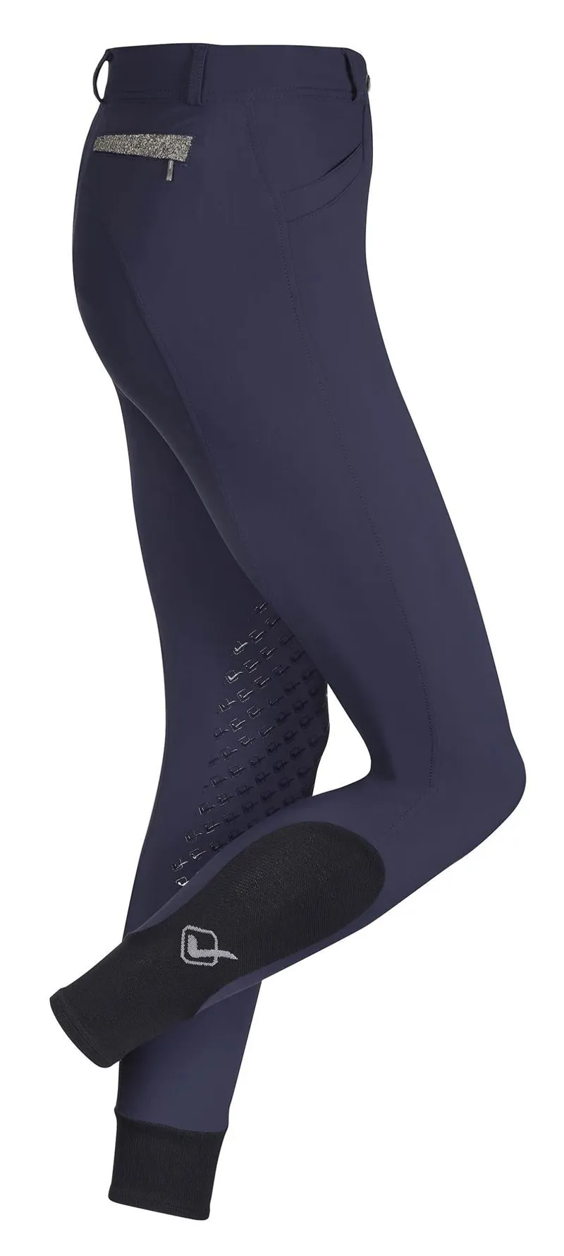 LeMieux Dynamique Knee Grip Breeches Navy 2 LeMieux Dynamique Knee Grip Breeches Navy - Image 2