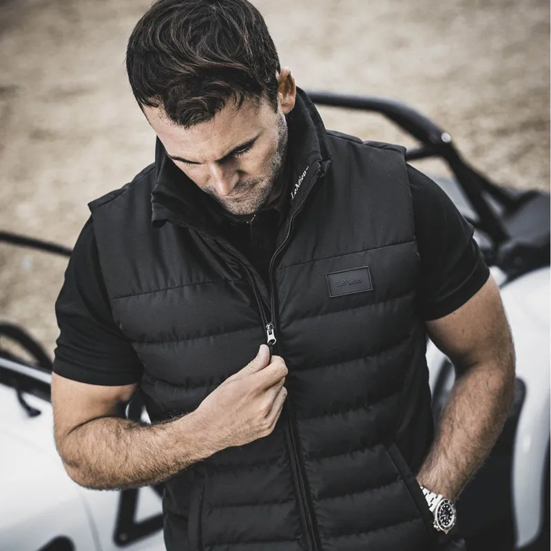 LeMieux Elite Mens Gilet Black 4 LeMieux Elite Mens Gilet Black - Image 4