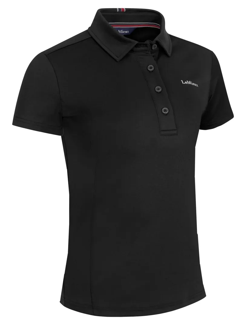 LeMieux Elite Mens Polo Shirt Black 1 LeMieux Elite Mens Polo Shirt Black