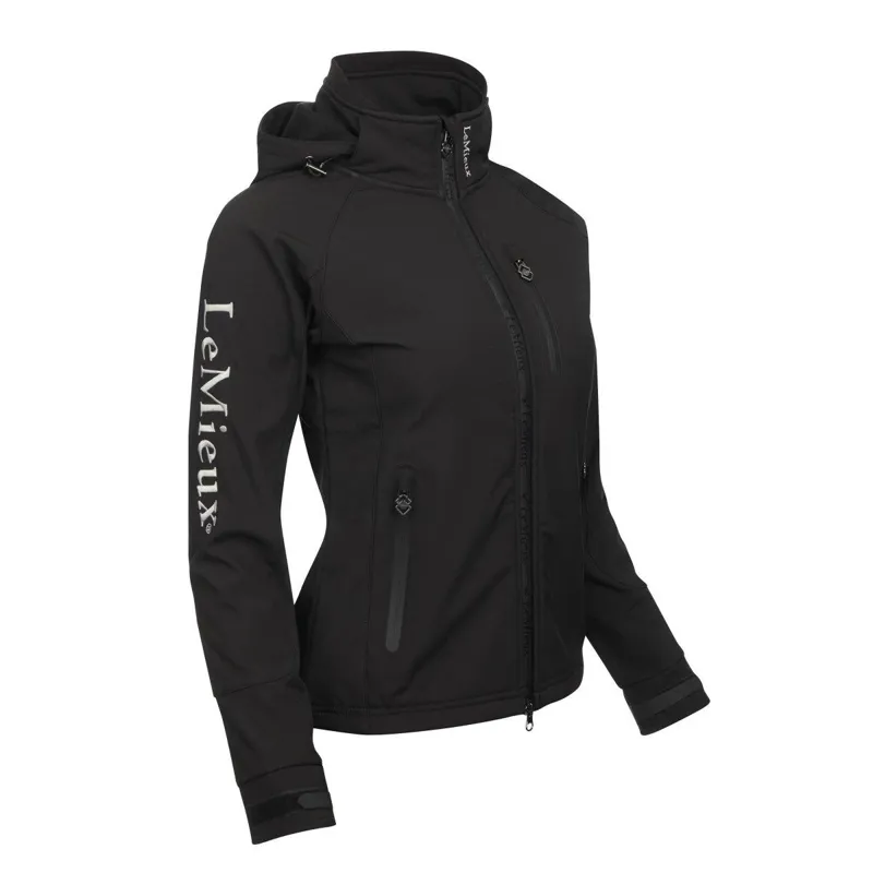 LeMieux Elite Ladies Soft Shell Jacket Black 3 LeMieux Elite Ladies Soft Shell Jacket Black - Image 3