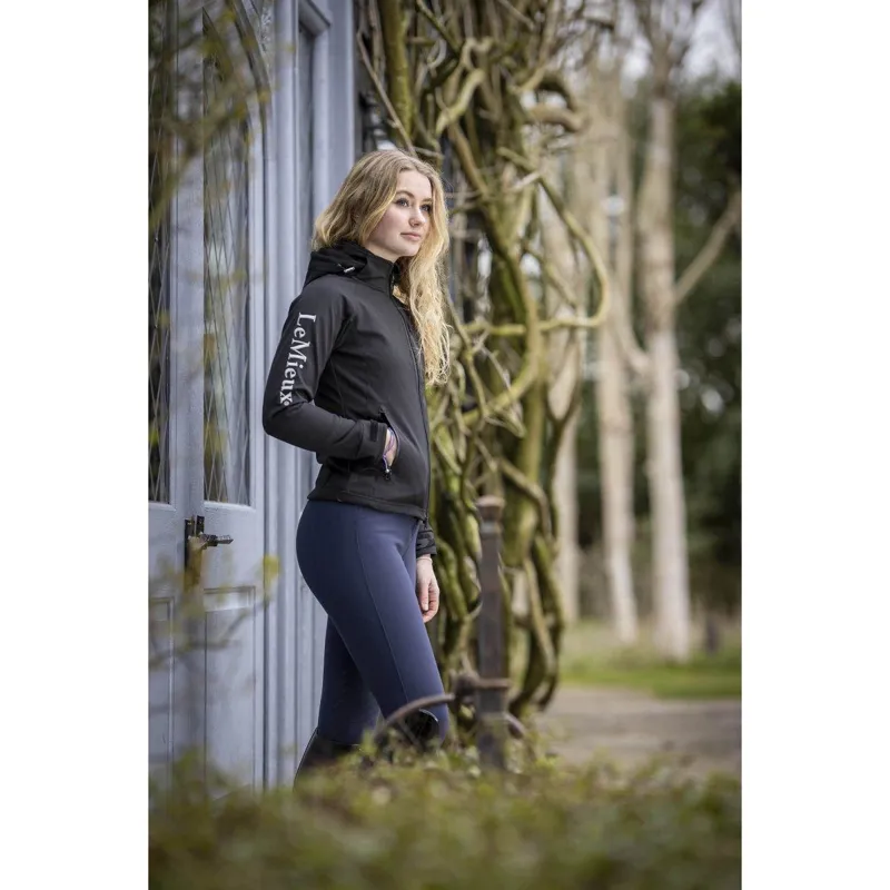LeMieux Elite Ladies Soft Shell Jacket Black 6 LeMieux Elite Ladies Soft Shell Jacket Black - Image 6