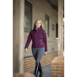 LeMieux Elite Ladies Soft Shell Jacket Burgundy -Lemieux Shop LeMieux Elite Womens Soft Shell Jacket Burgundy 6