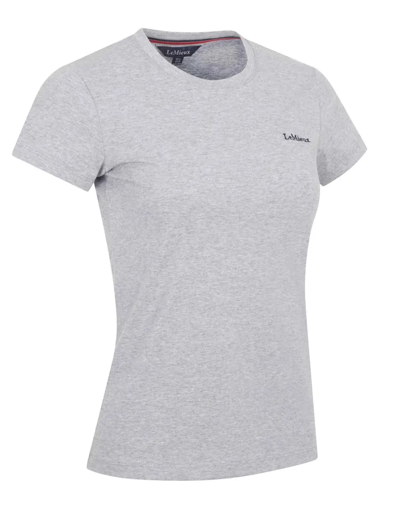 LeMieux Elite Ladies Tee Grey 1 LeMieux Elite Ladies Tee Grey