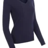 LeMieux Elite Ladies V-Neck Jumper Navy