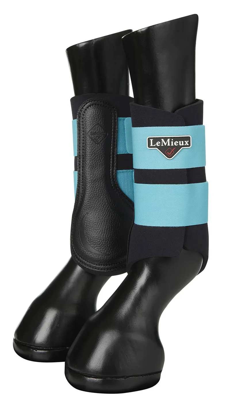 LeMieux Grafter Brushing Boot Azure 1 LeMieux Grafter Brushing Boot Azure