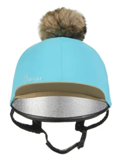 LeMieux Pom Hat Silk Azure -Lemieux Shop LeMieux Hat Silk Azure 2 2