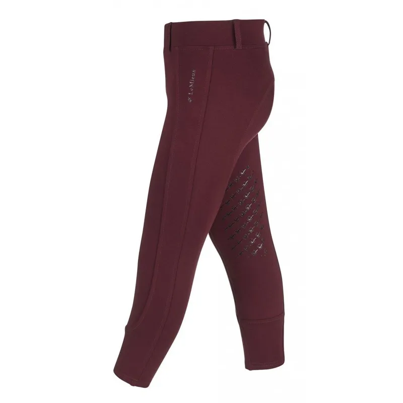 LeMieux Junior Pro Breeches Burgundy 2 LeMieux Junior Pro Breeches Burgundy - Image 2