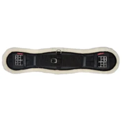 LeMieux Integrated Dressage Girth Black/Natural