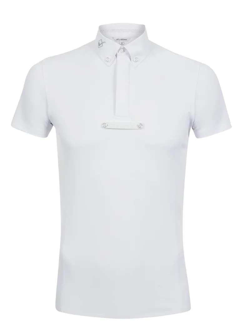 LeMieux Mens Competition Shirt White 1 LeMieux Mens Competition Shirt White