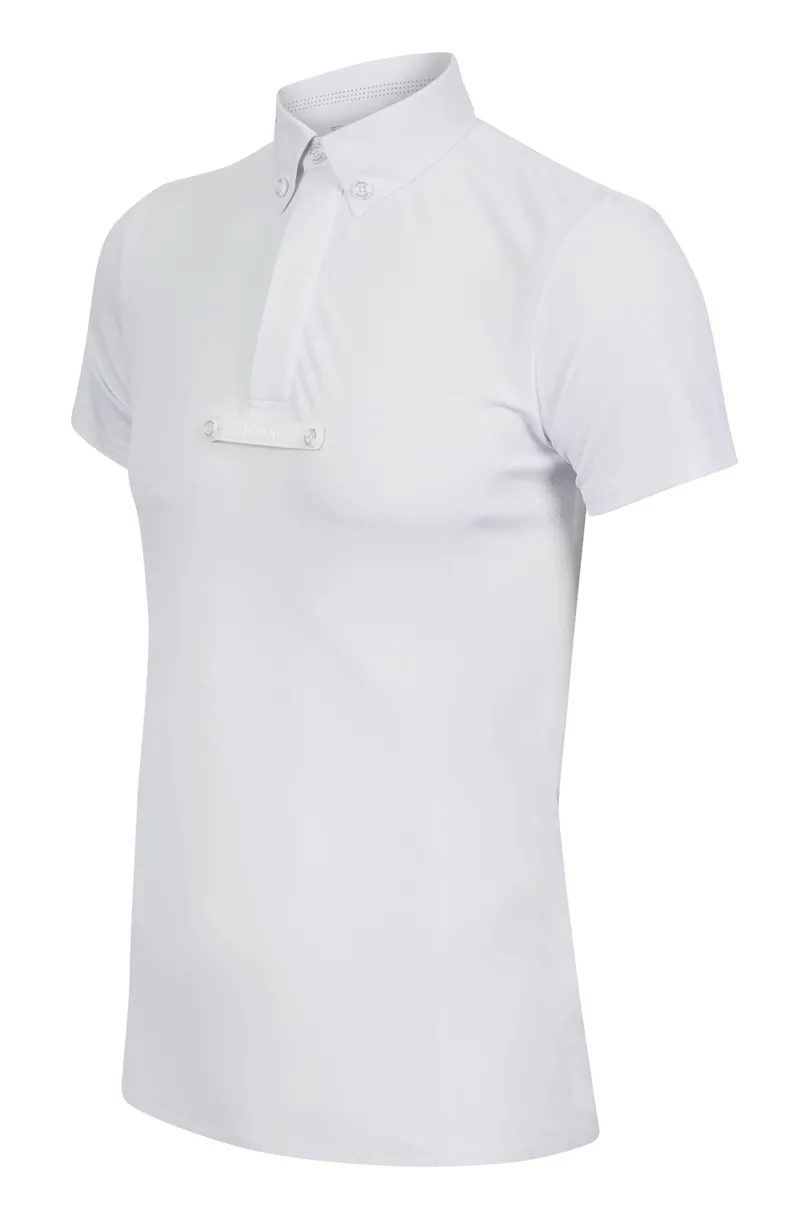 LeMieux Mens Competition Shirt White 3 LeMieux Mens Competition Shirt White - Image 3