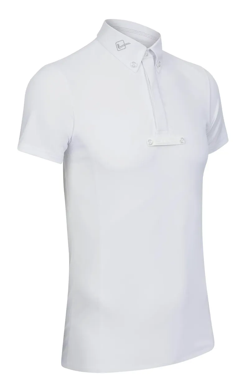 LeMieux Mens Competition Shirt White 2 LeMieux Mens Competition Shirt White - Image 2