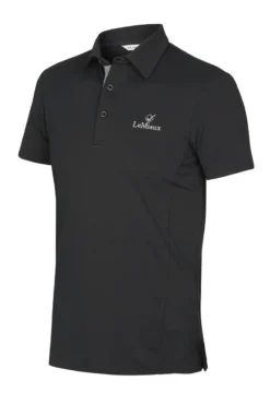 LeMieux Mens Polo Shirt Black 7 LeMieux Mens Polo Shirt Black -Lemieux Shop LeMieux Monsieur Mens Polo Shirt Black 2