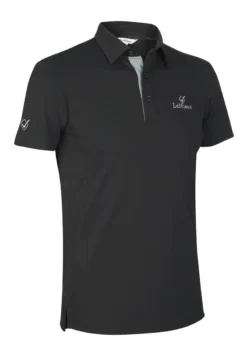 LeMieux Mens Polo Shirt Black 8 LeMieux Mens Polo Shirt Black -Lemieux Shop LeMieux Monsieur Mens Polo Shirt Black 3