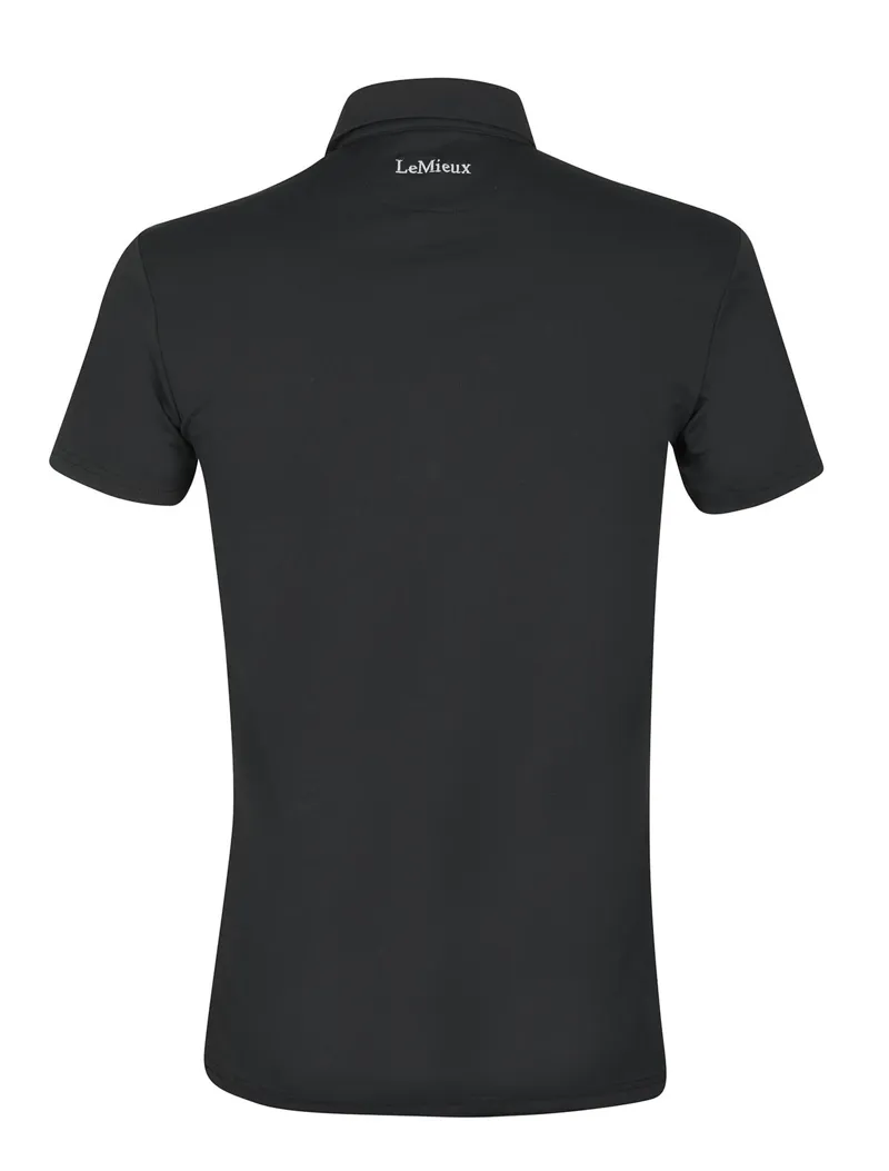 LeMieux Mens Polo Shirt Black 4 LeMieux Mens Polo Shirt Black - Image 4