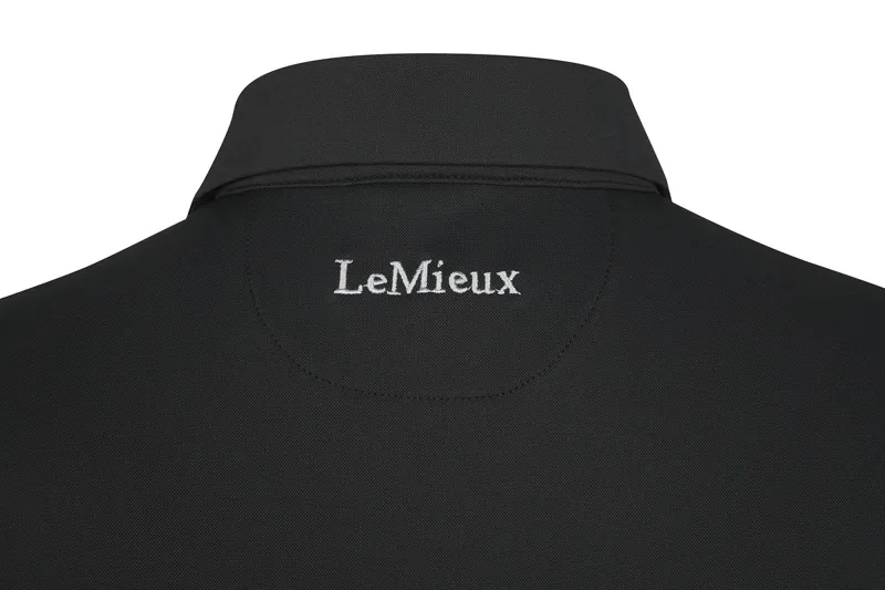 LeMieux Mens Polo Shirt Black 6 LeMieux Mens Polo Shirt Black - Image 6