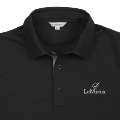 LeMieux Mens Polo Shirt Black 10 LeMieux Mens Polo Shirt Black -Lemieux Shop LeMieux Monsieur Mens Polo Shirt Black 6