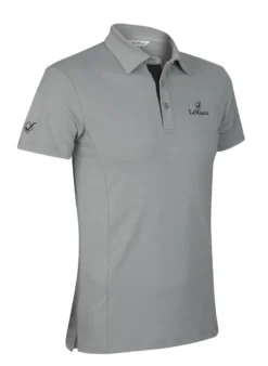 LeMieux Mens Polo Shirt Grey 8 LeMieux Mens Polo Shirt Grey -Lemieux Shop LeMieux Monsieur Mens Polo Shirt Grey 3