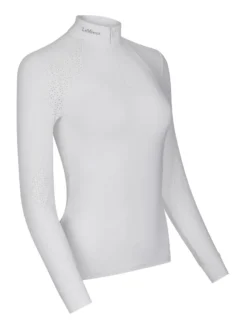 LeMieux Olivia Long Sleeve Show Shirt White 8 LeMieux Olivia Long Sleeve Show Shirt White -Lemieux Shop LeMieux Olivia Long Sleeve Show Shirt White 3 2