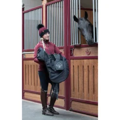 LeMieux GP Saddle Cover Black -Lemieux Shop LeMieux ProKit Saddle Protection Cover Black 3