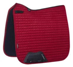 LeMieux Suede Dressage Square Chilli Red