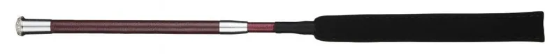 LeMieux Junior Rhone Diamante Baton Whip Burgundy 1 LeMieux Junior Rhone Diamante Baton Whip Burgundy