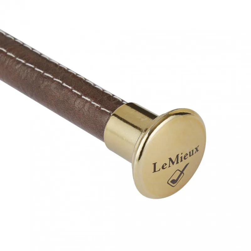 LeMieux Junior Rhone Pro Baton Whip Mocha 2 LeMieux Junior Rhone Pro Baton Whip Mocha - Image 2