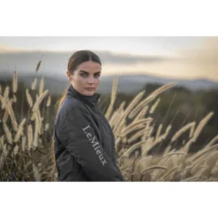 LeMieux Team Crew Jacket Grey -Lemieux Shop LeMieux Team LeMieux Crew Waterproof Unisex Jacket 15