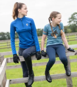 Premier Equine Lucca Junior Riding Gloves Black -Lemieux Shop Lucca Riding Gloves Black 2