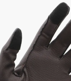 Premier Equine Lucca Junior Riding Gloves Brown -Lemieux Shop Lucca Riding Gloves Brown 4
