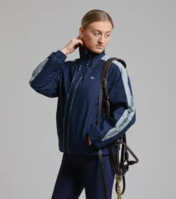 Premier Equine Lumen Reflective Unisex Riding Jacket Navy 8 Premier Equine Lumen Reflective Unisex Riding Jacket Navy -Lemieux Shop Lumen Waterproof Riding Jacket Navy 10
