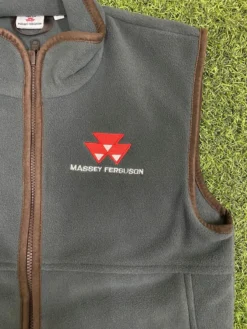 Massey Ferguson Fleece Gilet With Moleskin Trim -Lemieux Shop MASSEY FERGUSON WOMENS FLEECE GILET 4