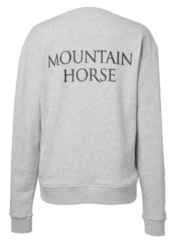 Mountain Horse Sweatshirt Grey Melange -Lemieux Shop MH20Sweatshirt20grey20B