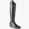Premier Equine Maurizia Ladies Lace Front Tall Leather Riding Boots Black