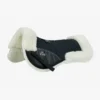 Premier Equine Merino Wool Half Pad - Black/Natural Wool