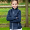 Premier Equine Mini Elena Girl's Hybrid Riding Jacket Navy