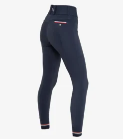 Premier Equine Mirillo Ladies Full Seat Gel Riding Tights Navy -Lemieux Shop Mirillo Navy 4