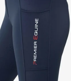 Premier Equine Mirillo Ladies Full Seat Gel Riding Tights Navy -Lemieux Shop Mirillo Navy 5