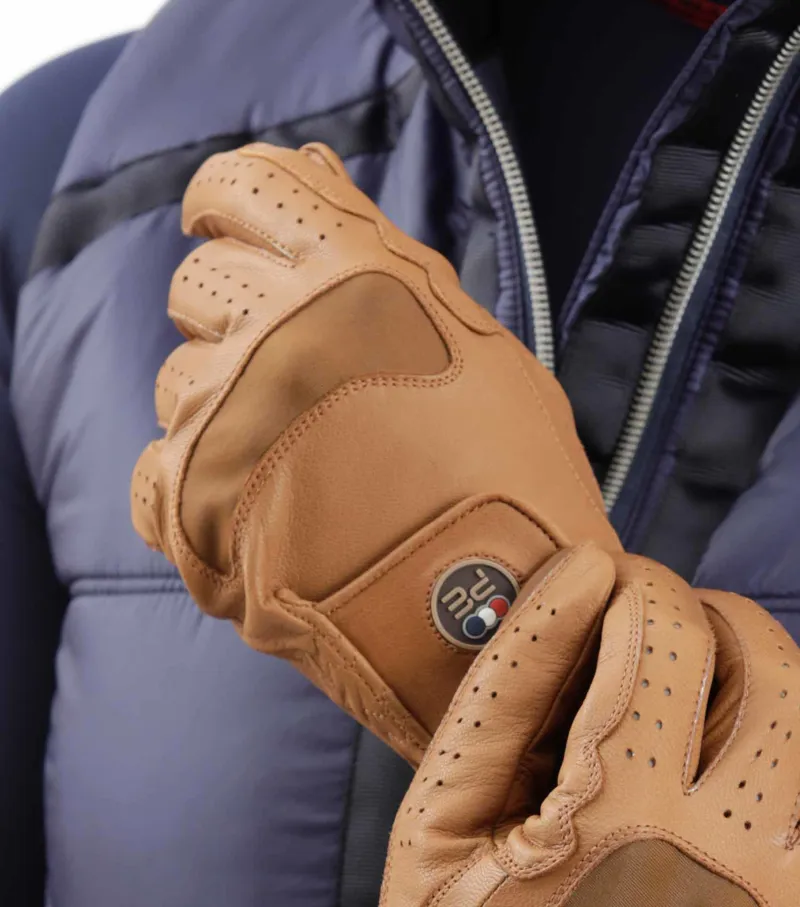 Premier Equine Mizar Ladies Leather Riding Gloves Tan 6 Premier Equine Mizar Ladies Leather Riding Gloves Tan - Image 6