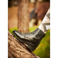 Mountain Horse Aurora Back Zip Paddock Boots Black -Lemieux Shop Mountain Horse Aurora Back Zip Paddock Boots 4