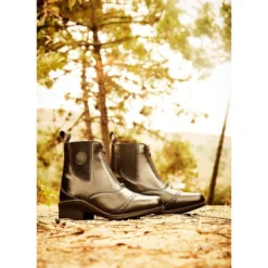 Mountain Horse Aurora Front Zip Paddock Boots Black -Lemieux Shop Mountain Horse Aurora Front Zip Paddock Boots 2