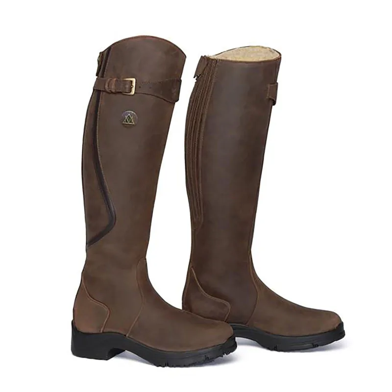 Mountain Horse Snowy River Fur Lined Long Boots Brown 1 Mountain Horse Snowy River Fur Lined Long Boots Brown