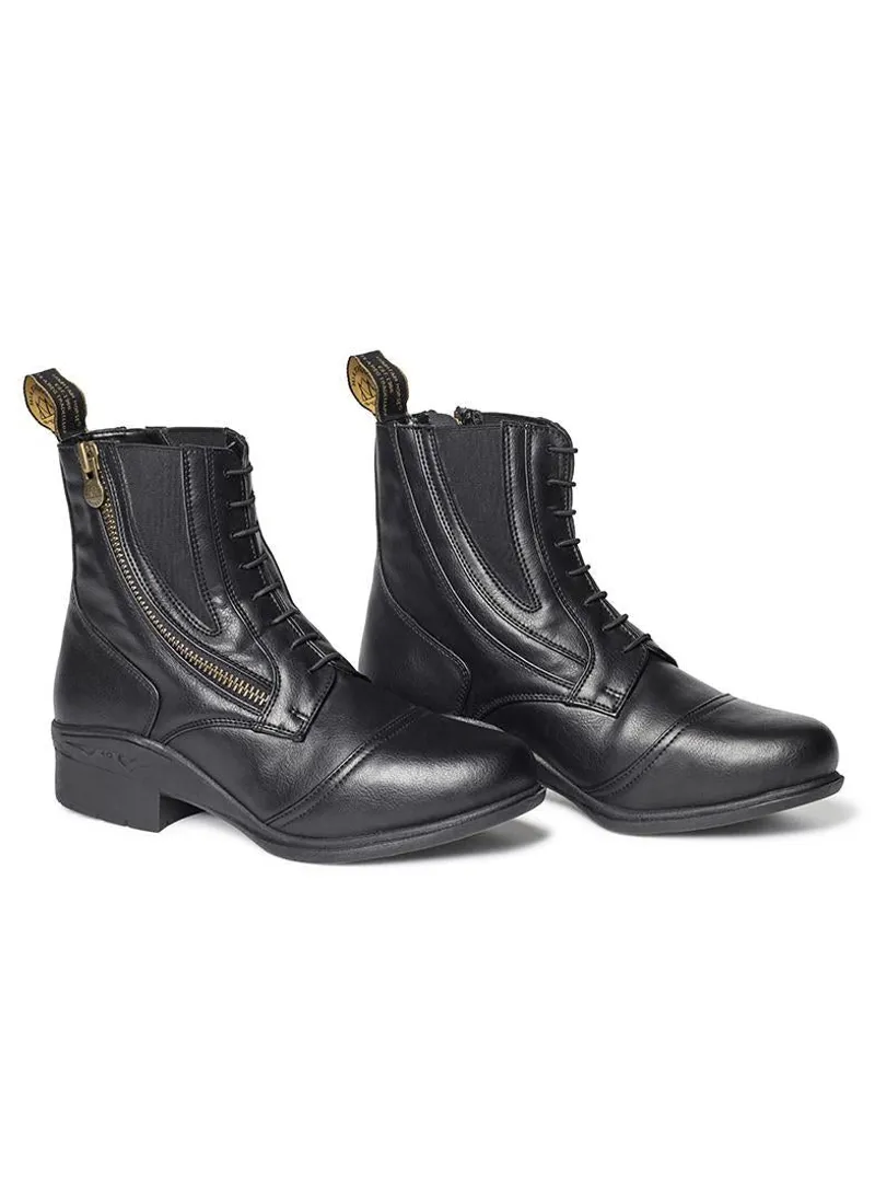 Mountain Horse Veganza Side Zip Paddock Boots Black 1 Mountain Horse Veganza Side Zip Paddock Boots Black
