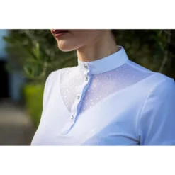 LeMieux Amelie Diamante Show Shirt White -Lemieux Shop My LeMieux Amelie Diamante Show Shirt 7