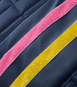 Premier Equine My Pony Jack Cotton GP/Jump Glitter Saddle Pad Navy -Lemieux Shop My Pony Jack GP Jump Saddle Pad Glitter Navy 4