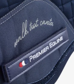 Premier Equine My Pony Jack Cotton GP/Jump Glitter Saddle Pad Navy -Lemieux Shop My Pony Jack GP Jump Saddle Pad Glitter Navy 5